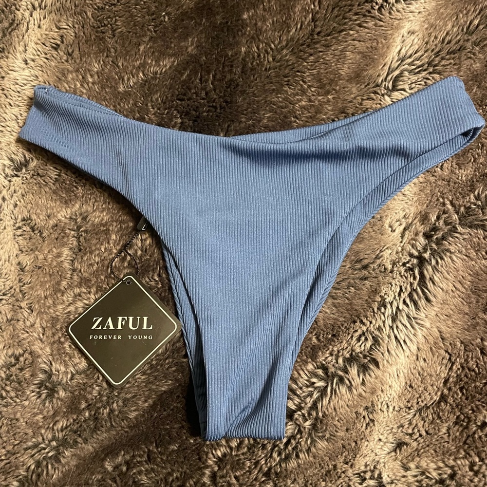 Zaful Blue Bikini Bottom